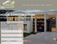 Tablet Screenshot of myconstructiongroup.com